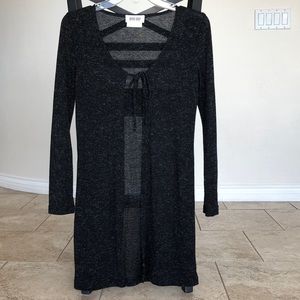 Byer Too! Light weight long dress jacket tie string S